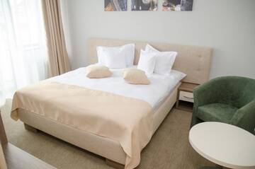 Фото номера Люкс с 1 спальней Отель Potaissa Hotel г. Турда 2