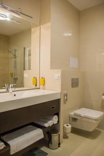 Фото номера Стандартный двухместный номер с 1 кроватью Отель Salis Hotel &amp; Medical Spa г. Турда 9