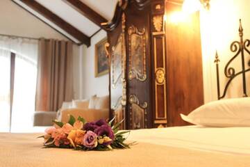 Фото номера Стандартный двухместный номер с 1 кроватью Отель Hunter Prince Castle &amp; Dracula Hotel г. Турда 11
